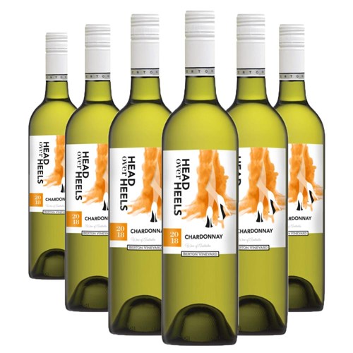 Case of 6 Head over Heels Chardonnay 75cl White Wine